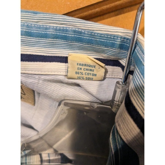 TOMMY BAHAMA Men's Button‎ Down Shirt Large LONG Sleeve Hawaiian Cotton/Silk - Picture 4 of 5